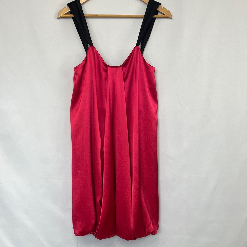 ABS Allen Schwartz Formal Satin Low Back Dress - Size 2 - Picture 2 of 8